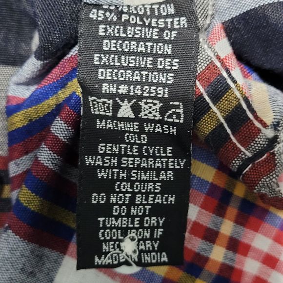 NWT Living Concepts Shirt Mens L Plaid Long Sleeve Button Up Academia Sh… - Picture 11 of 11